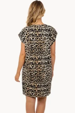 Dresses^Sundrenched Leopard Cruiser Dress Black