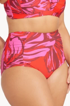 Bottoms^Artesands Les Fauves Botticelli High Waist Pant Red