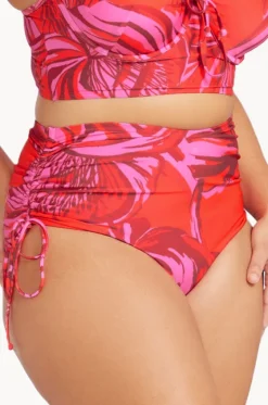 Bottoms^Artesands Les Fauves Degas Tie Hi Waist Pant Red