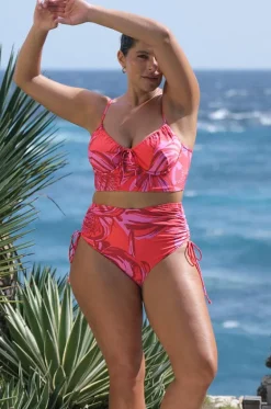 Bottoms^Artesands Les Fauves Degas Tie Hi Waist Pant Red