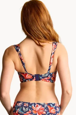 Bikini Tops^Panache Liliflora G Cup Bette Balconette Bra Navy/red
