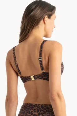 Bikini Tops^Sunseeker Lioness DD/E Cup Underwire Tri Animal