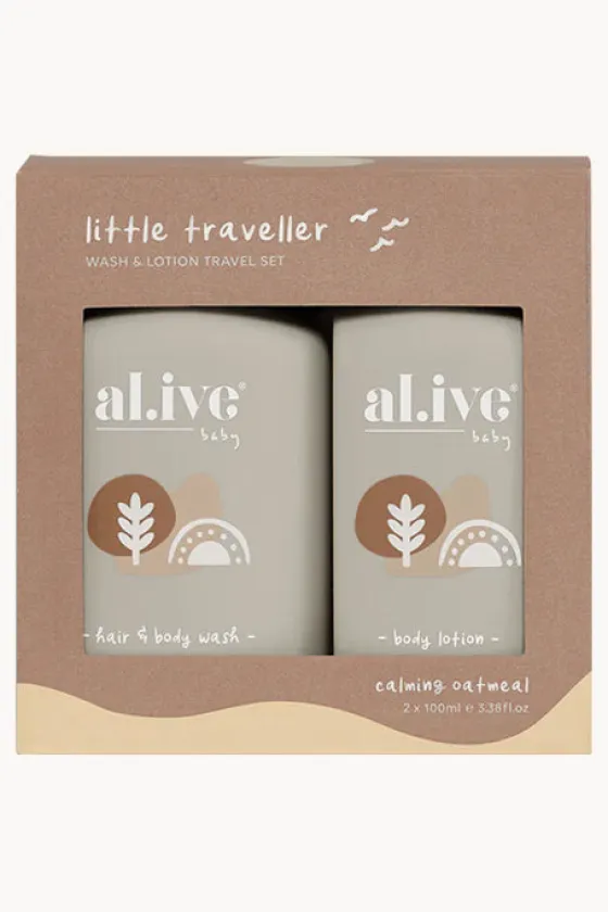 Travel|Home & Body^Al.ive Body Little Traveller Calm Oatmeal Set