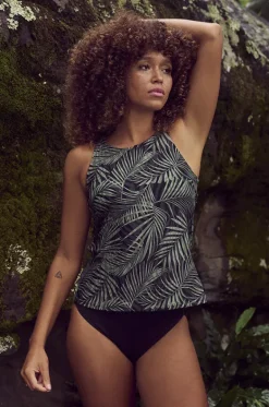 Tankini Tops^Sunseeker Lombok High Neck Tankini Separate Black