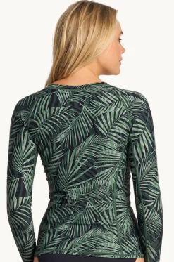 Rashies & Sunsuits^Sunseeker Lombok Long Sleeve Suntop Black