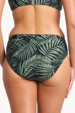 Bottoms^Sunseeker Lombok Ruched Mid Rise Pant Black