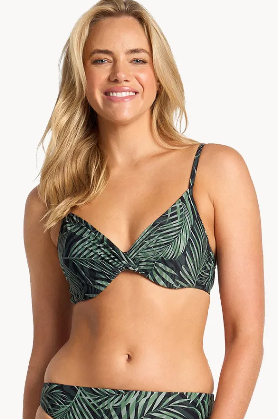 Bikini Tops^Sunseeker Lombok Soft Twist Bra BLACK