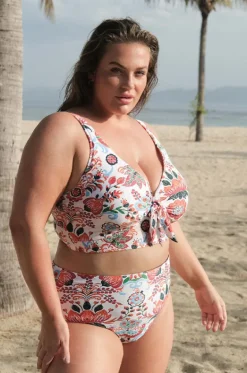 Bottoms^Artesands Loquacious Mondrian Reversible High Waist Pant White