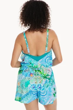 One Pieces^Togs Swimwear Lucca Romper One Piece Aqua