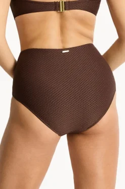 Bottoms^Sea Level Luminara High Waist Pant Cocoa