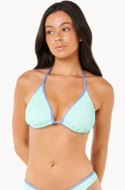 Bikini Tops^Rip Curl Luxe Surf D/DD Cup Slide Tri Aqua