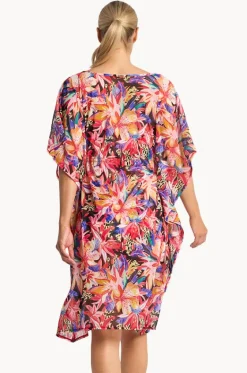 Overswim^Jantzen Mandalay Mesh Capri Kaftan Black/multi