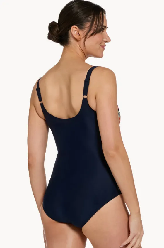 One Pieces^Zoggs Mandira Adjustable Scoopback One Piece Navy/Multi