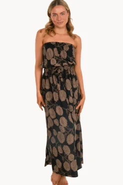 Dresses^Sundrenched Marigold Tube Dress Black