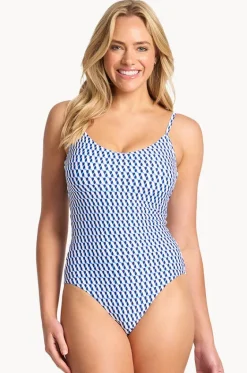 One Pieces^Sunseeker Marina DD/E Cup Slimline One Piece Ink