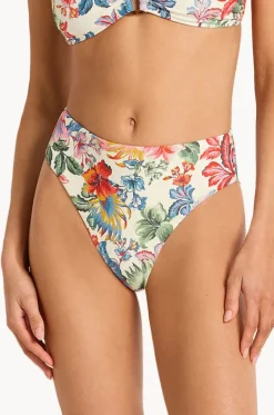 Bottoms^Monte u0026 Lou Marisol High Leg High Waist Pant Blue/natural