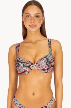 Bikini Tops^Baku Marrakesh B/C Cup Retro Bra Black
