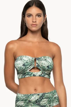Bikini Tops^Nip Tuck Martinique Greta Bandeau Blue slate