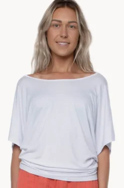 Tops^Betty Basics Maui Tee White