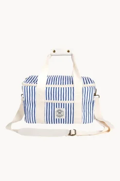 Cooler Bags|Picnic Vibes^Good Vibes Mediterranean Deluxe 15 Can Cooler Bag White/blue