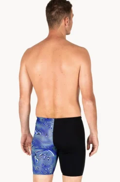 Jammers^Speedo Mens Allover Digital Jammer Black/blue