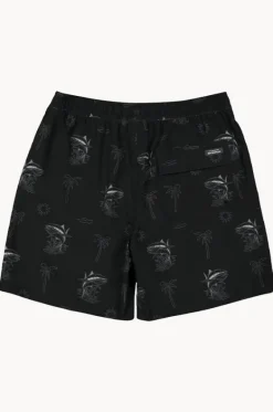 Boardshorts^Quiksilver Mens Atoll Volley 18" Boardshort BLACK