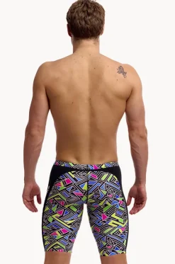 Jammers^Funky Trunks Mens Bits Of Peace Jammer Black/multi