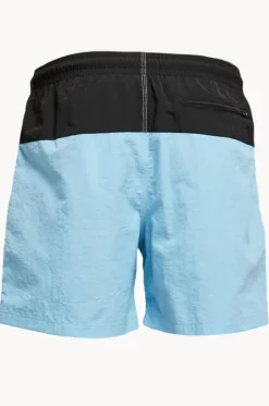 Boardshorts^Urban Classics Mens Block Swim Short Blue/black