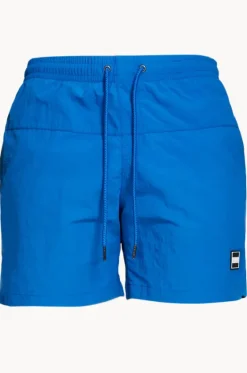 Boardshorts^Urban Classics Mens Block Swim Short Cobalt
