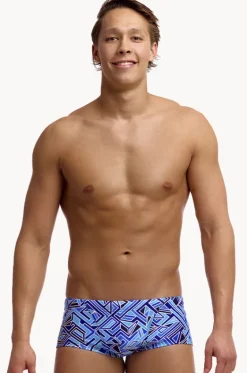 Trunks^Funky Trunks Mens Bits Trunk Blue