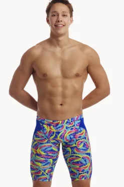 Jammers^Funky Trunks Mens Choppy Waters Jammer Blue/multi