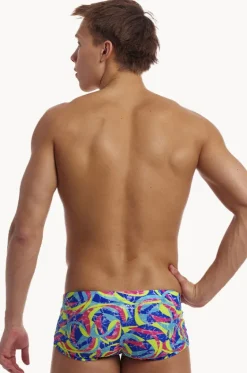 Trunks^Funky Trunks Mens Choppy Waters Trunk Multi