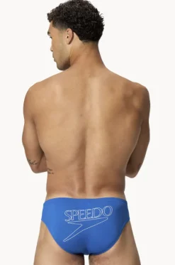 Briefs^Speedo Mens Classic Logo Brief Sea