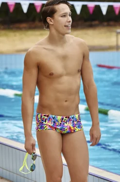 Trunks^Funky Trunks Mens Colour Funk Trunk Black/multi