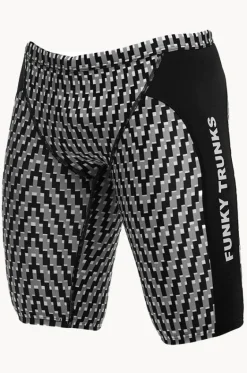 Jammers^Funky Trunks Mens Dark Night Jammer Black/grey