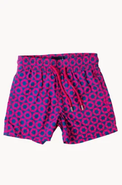 Boardshorts^Pier St. Barth Mens Hexa Swim Short Navy/pink