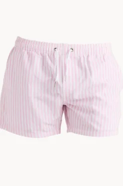 Boardshorts^Vacay Swimwear Mens Hvar Stretch Swim Short Pink/white