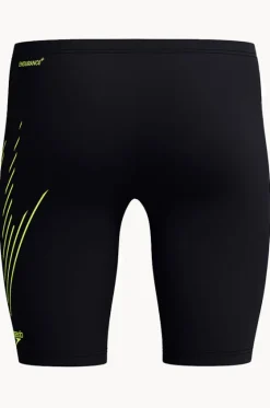 Jammers^Speedo Mens Hyperboom Placement Jammer Black/yellow
