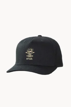 Headwear^Rip Curl Mens Icons Eco Flexifit Cap Black/tan