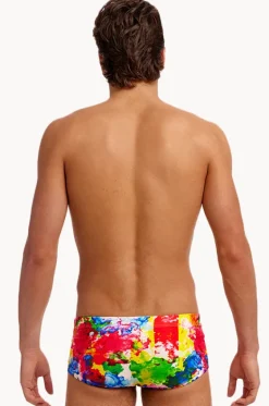 Trunks^Funky Trunks Mens Ink Jet Trunk Multi