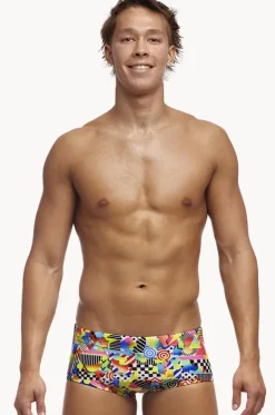Trunks^Funky Trunks Mens Junk Yard Trunk Multi