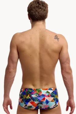 Trunks^Funky Trunks Mens Palm Prism Trunk Multi