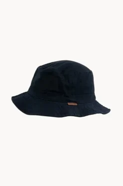 Headwear^Cherry Red Mens Plain Bucket Hat Navy