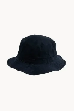 Headwear^Cherry Red Mens Plain Bucket Hat Navy