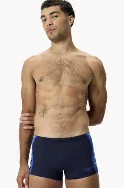 Trunks^Speedo Mens Print Spliced Aquashort