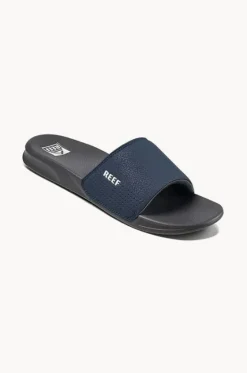Footwear^Reef Mens One Slide Navy/Grey