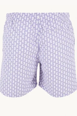 Boardshorts^Urban Classics Mens Seahorse Swim Short Lilac