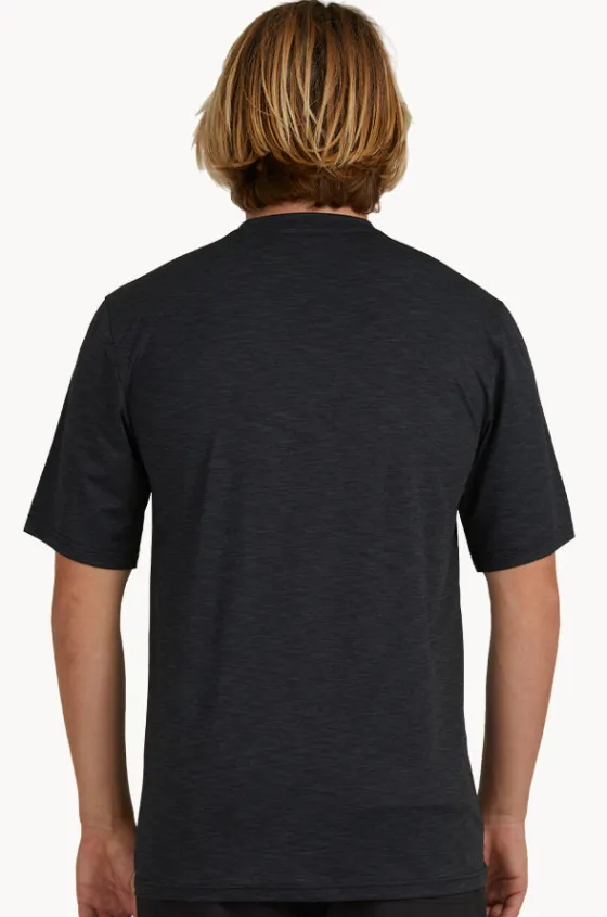 Rashies^Billabong Mens Shoreline Suntop Black