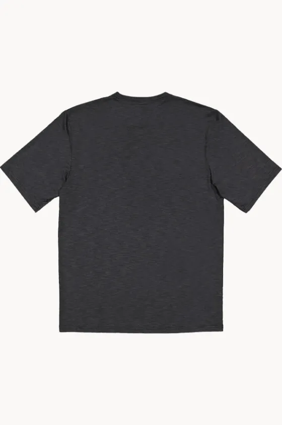 Rashies^Billabong Mens Shoreline Suntop Black