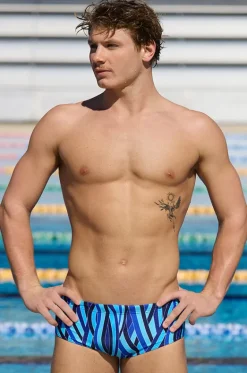 Trunks^Funky Trunks Mens Snork City Trunk Blue